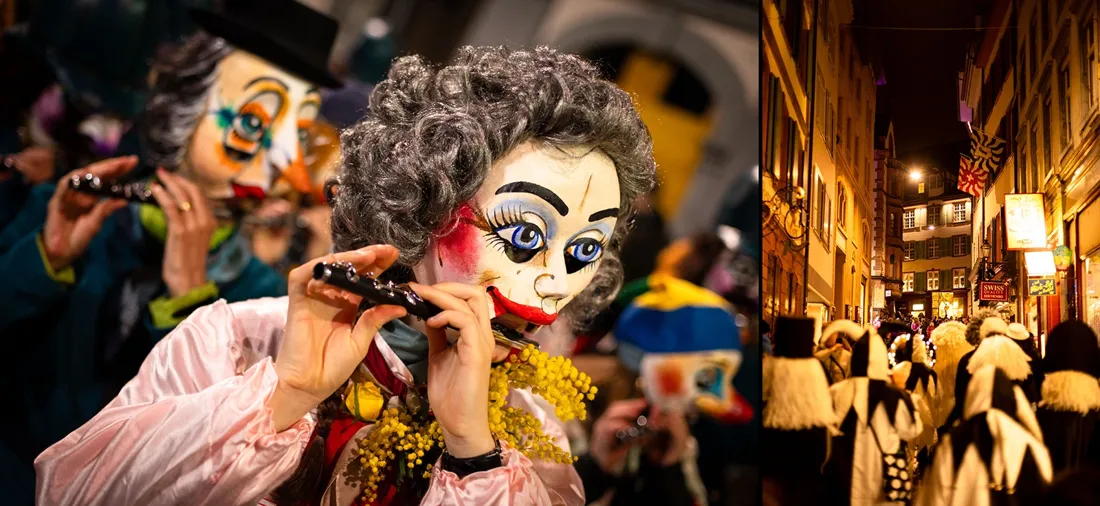 Fasnachts-Reportage — Masken bei Nacht